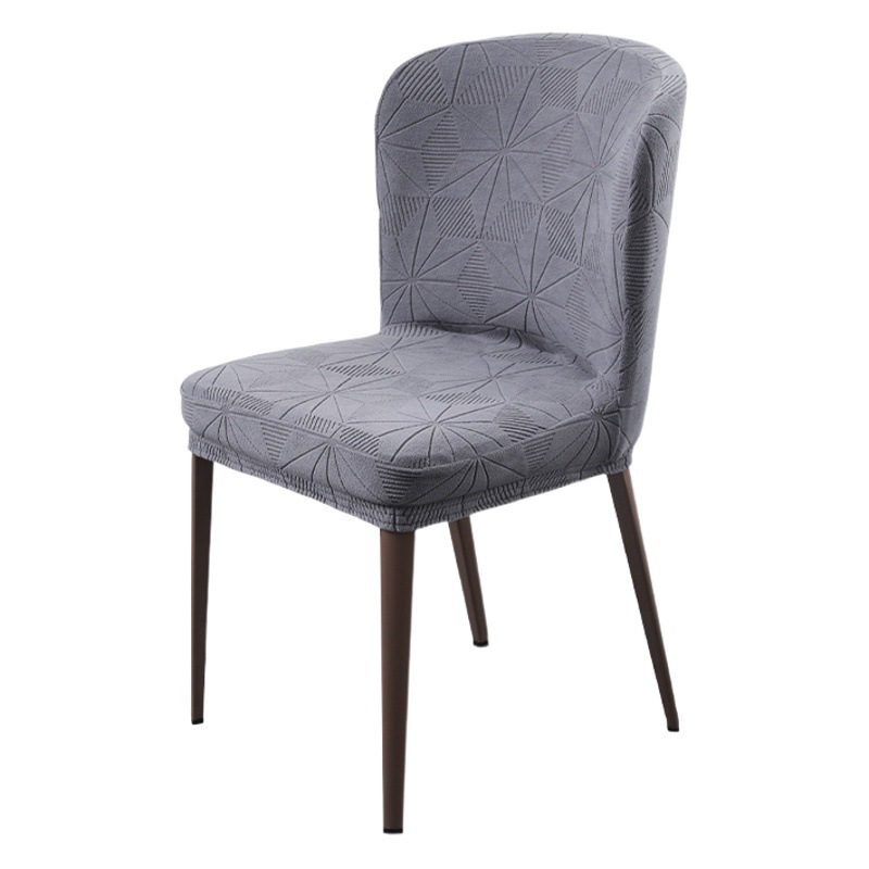 Cubierta de silla Bayle universal simple moderna cubierta de silla de comedor cubierta de silla de arco para el hogar cubierta de respaldo todo incluido cubierta de palillos integrados