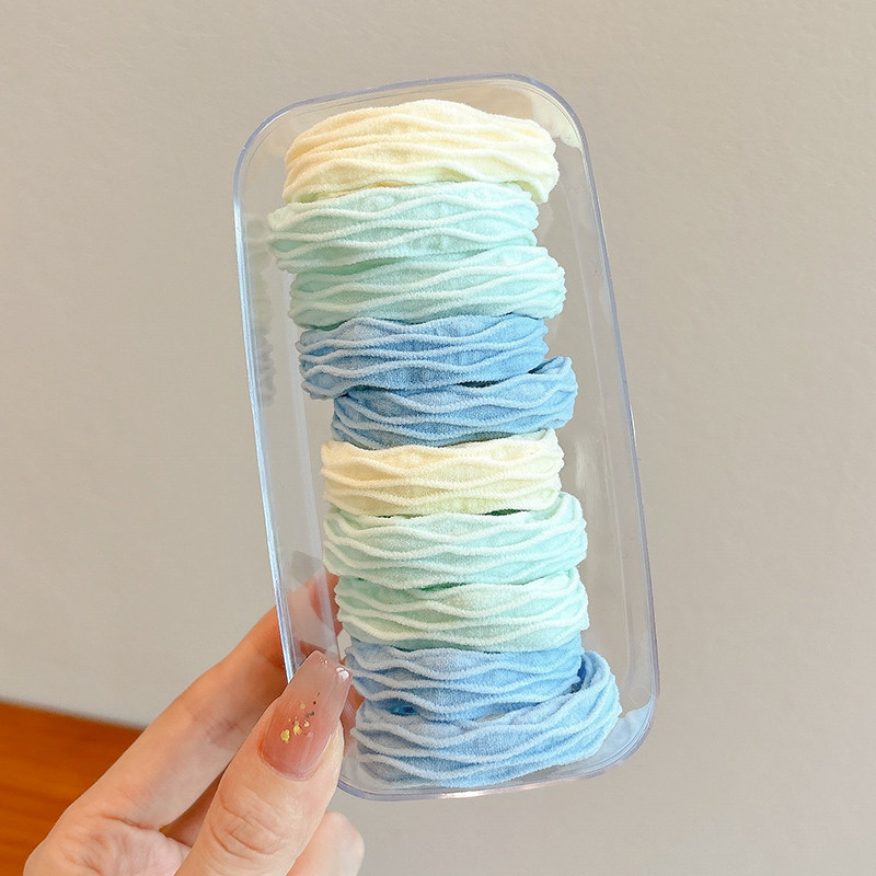 Sea salt blue [patterned] 10 pieces