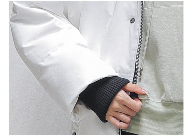 Vêtements pour hommes Veste mi-longue en soie et coton pour hommes, nouveau style, épais et chaud, haut à capuche, style coréen, tendance, couple_voghion.com