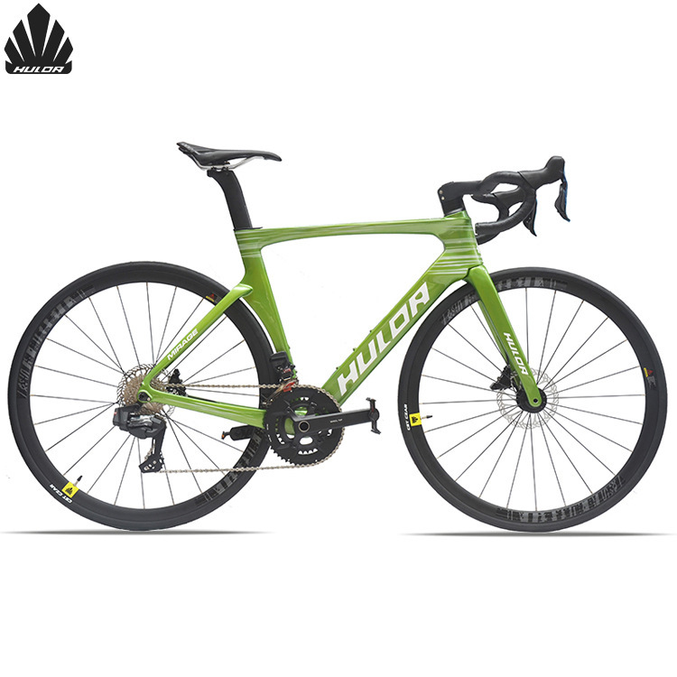Hulda Phantom 700C Carbon Fiber Digital Transmission Internal Cable Oil Disc Brake 24-Speed Road Bicycle
