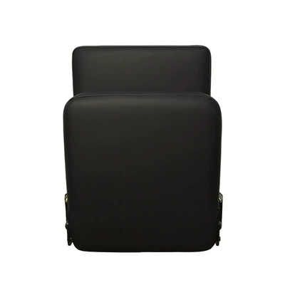 Car automatic folding rebound seat train aisle foldable chair hospital high-speed rail airport cruise ship multi-scene (Other vehicle seats) - zy-folding-seat-black