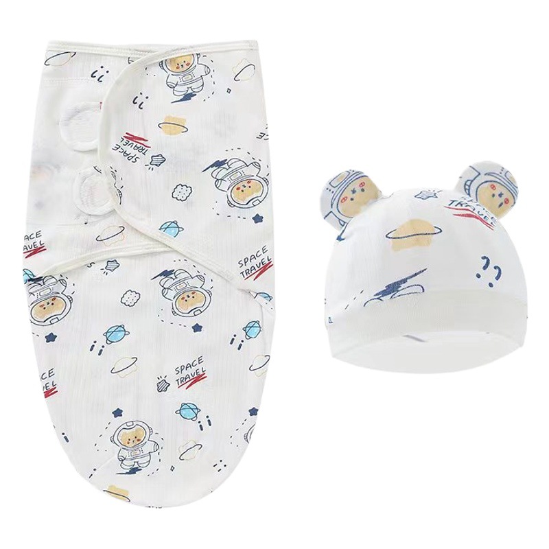 Foreign trade Europe and the United States Newborn Baby Baby Baby sleeping bag Spring Silkworm sleeping bag baby kick-proof blanket delivery room wrap 8922025