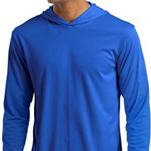 Cross-Border Exclusive for Amazon Men's Long-Sleeved Shirt Upf 50+ Outdoor Sun Protection Sweatshirt Hooded T-Shirt Fishing Clothing