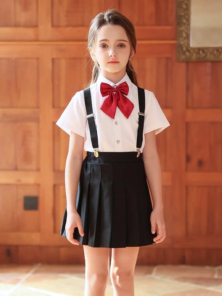 Trajes de coro para niños, trajes de actuación, vestidos de estilo británico para escuelas primarias y secundarias, trajes de actuación para niños y niñas, trajes de babero