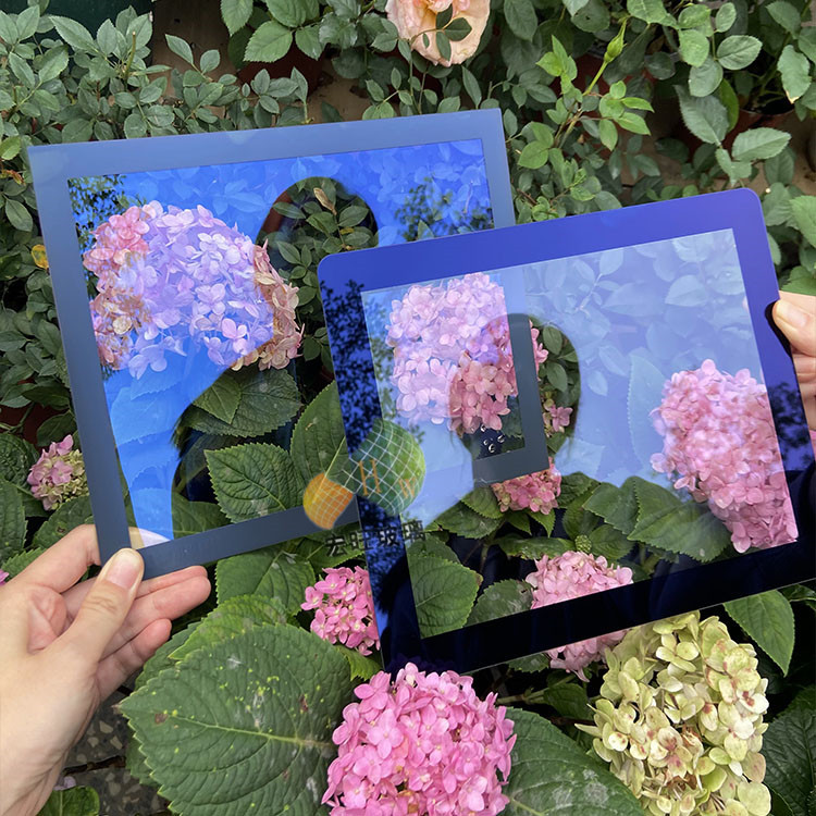 单面四层双面八层淡蓝色镀膜玻璃 98%高清减反射AR玻璃 玻璃工厂