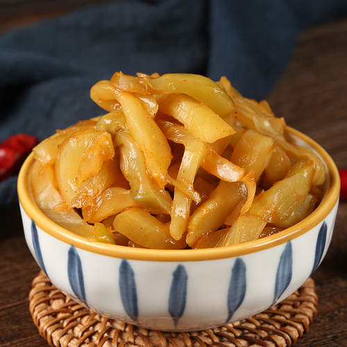 Authentic Fuling Pickled Mustard Greens, Skinless, Pickled Mustard Green Strips, Small Packaging for Rice, Appetizer, Instant Vegetable, Full Cart Pickled Vegetables, Wholesale 50g