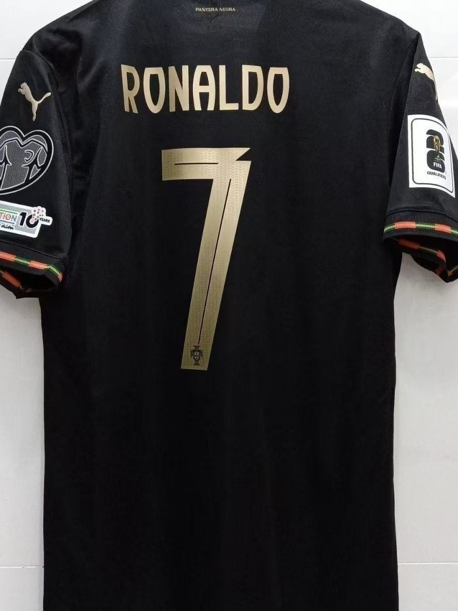 jerseys portugueses2025 / 26 temporada portuguesa #7 Ronaldo mangas cortas camiseta de fútbol al por mayor transfronteriza