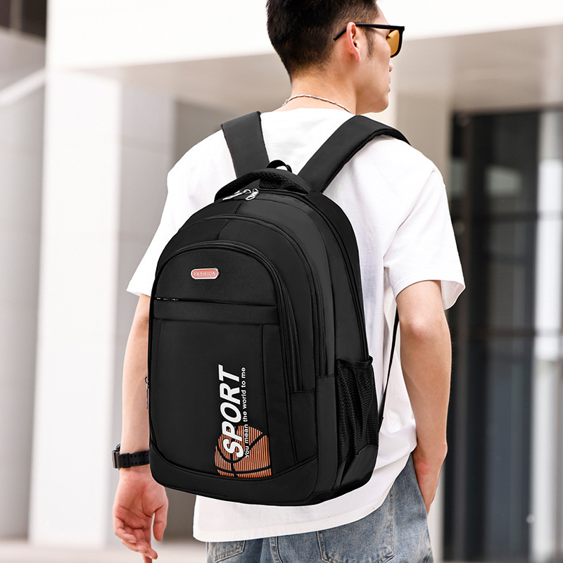 Mochila de gran capacidad nuevo estilo para hombres y mujeres, estudiantes de secundaria y secundaria, mochila para pareja de viajes deportivos de ocio, mochila para computadora