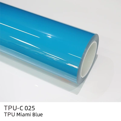 Auto Color Change Film | Car Color Changing Film - tpu-miami-blue-152m15m