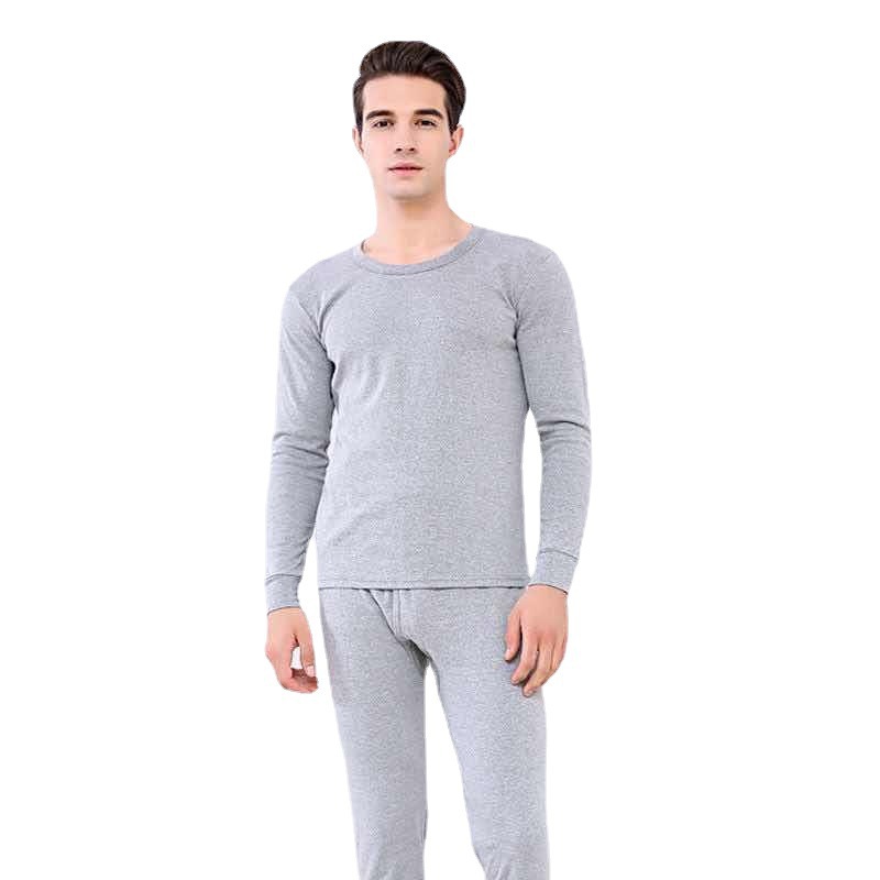 Menos precios especiales ropa interior cálida para hombres con camisa gruesa de algodón suéter de invierno pantalones de invierno