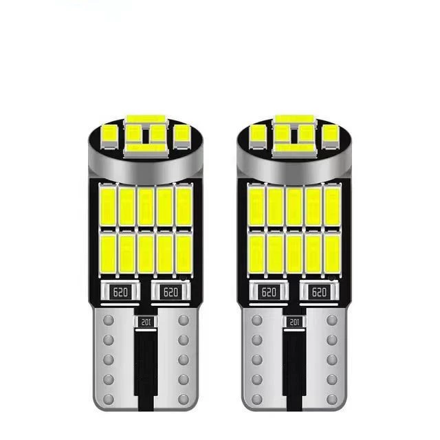 Автомобильная светодиодная лампа-фонарь T10 4014 26SMD декодирование яркого света W5W светлый свет