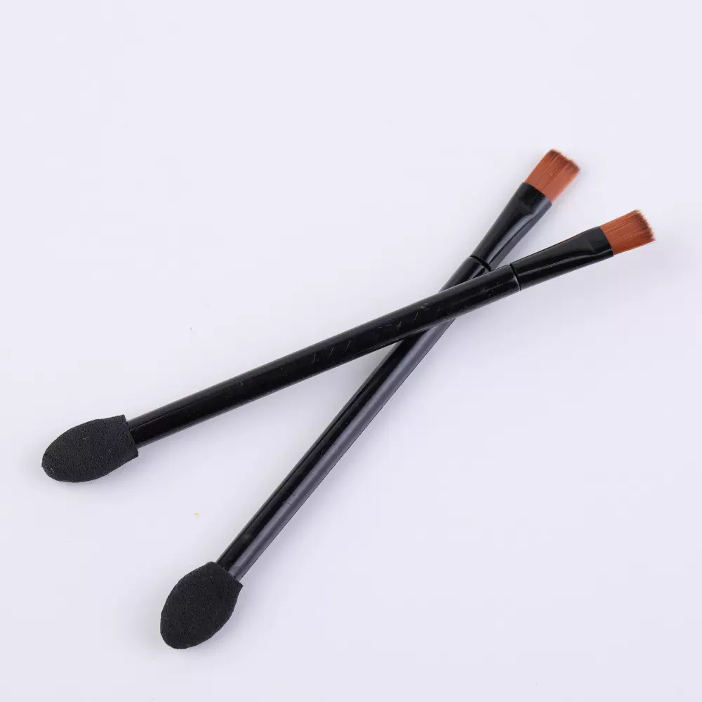 新款双头二合一眼影刷平头刷眼部化妆刷晕染刷初学者美妆工具批发