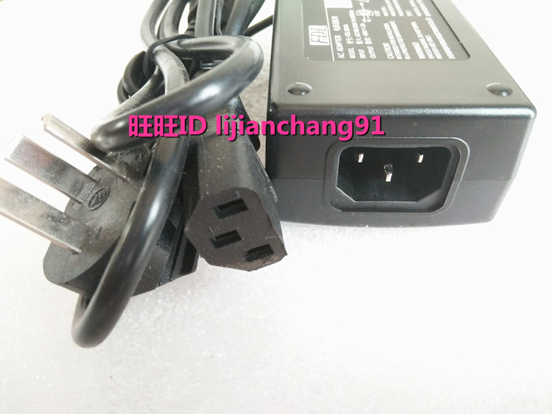 研科lcod YK-280针式票据打印机电源适配器线24V2A三针3孔充电器