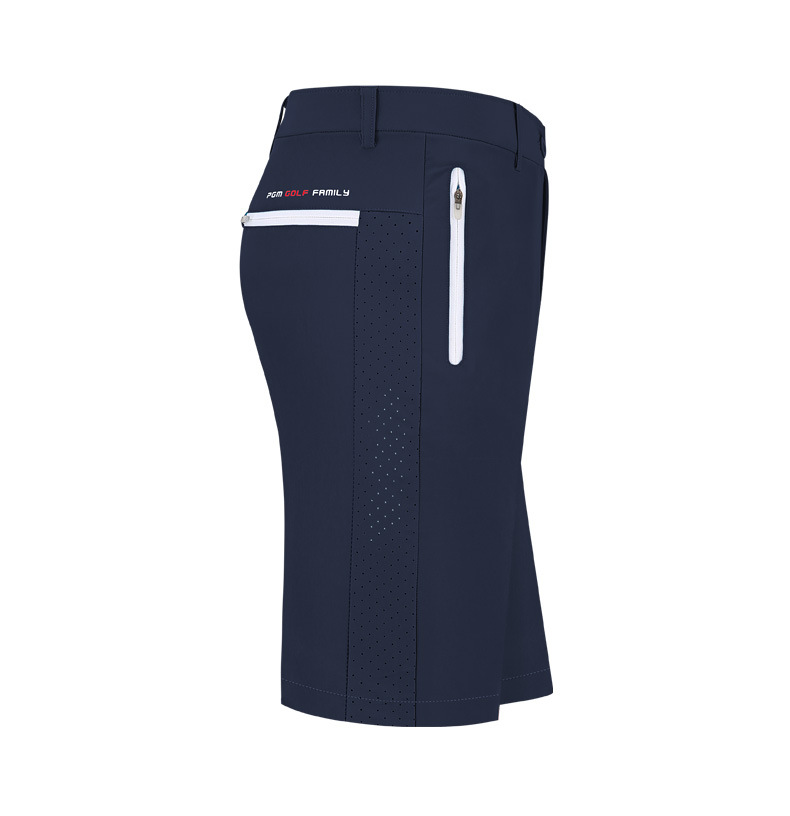 Quần short golf nam PGM thể thao mùa hè thoáng khí — KUZ057 màu xanh hải quân, KUZ057 màu xanh lam, KUZ057 màu xám, KUZ057 màu trắng chi tiết 25