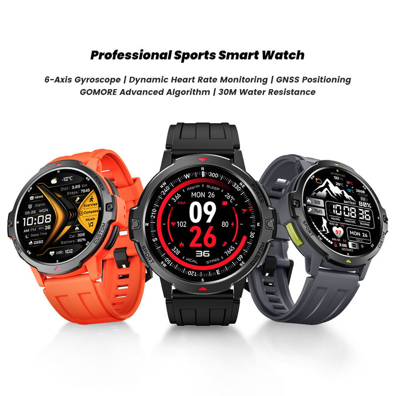 Smartwatch C31 cross-border GPS positioning watch, sports heart rate monitoring, waterproof outdoor multifunctional Bluetooth watch Smartwatch C31 cross-border GPS positioning watch, sports heart rate monitoring, waterproof outdoor multifunctional Bluetooth watch