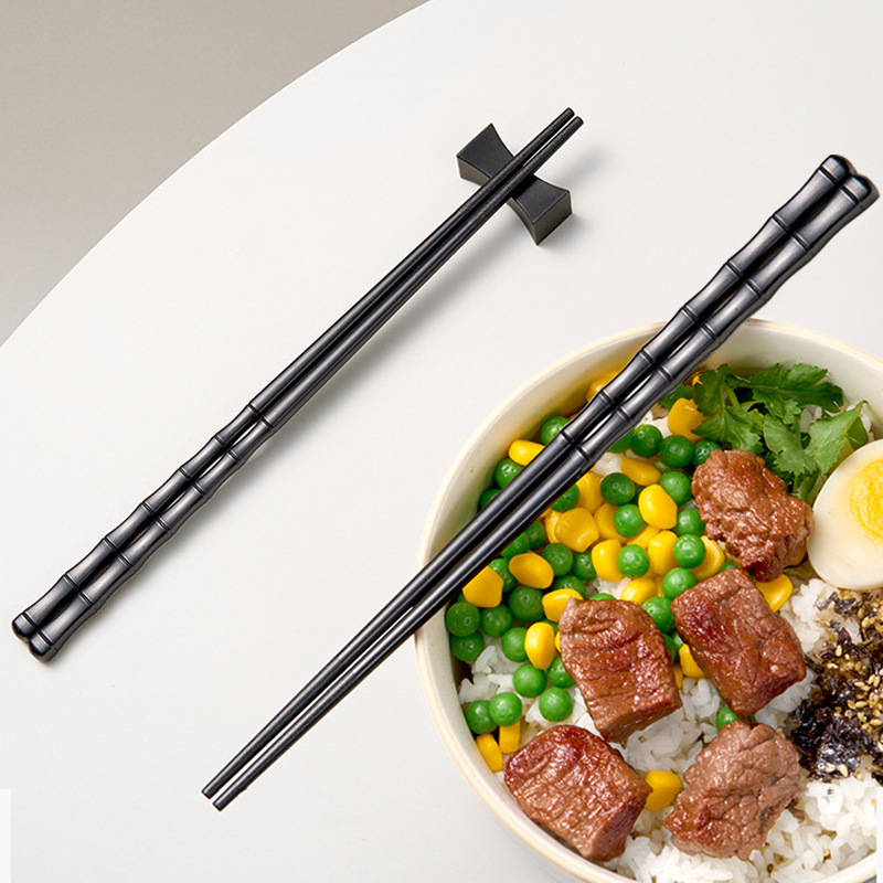 节节高经典24厘米消毒机专用筷子合金筷子食堂餐厅酒店筷子饭店