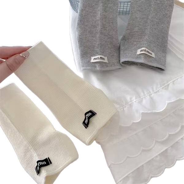 miu風布ラベルフットソックス、夏用薄手通気性ショウ同風バレエ風ショートハーフソックス|undefined