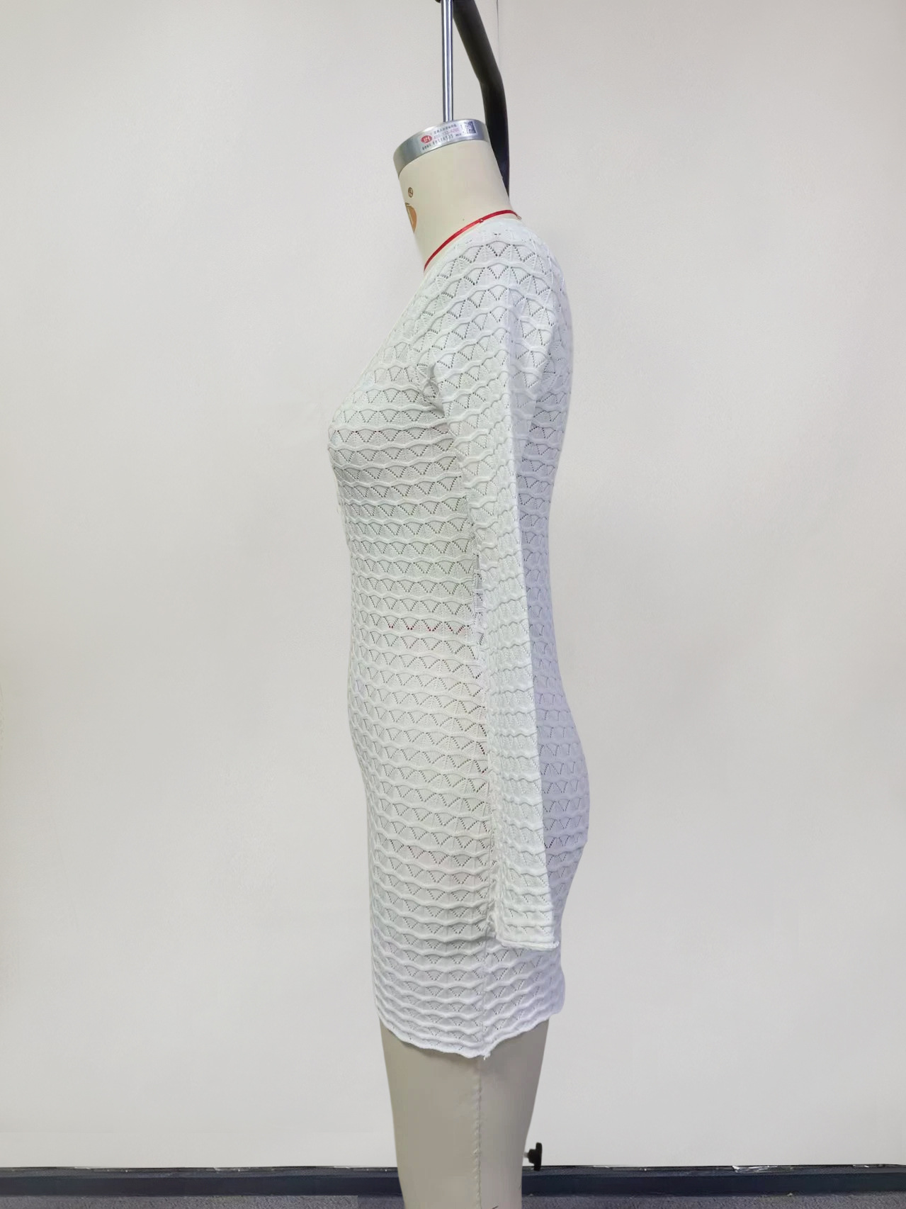 Vêtements pour femmes, couleur unie, sexy, enveloppé dans les hanches, tricoté, plage, bikini, maillot de bain, vêtements de protection solaire_voghion.com