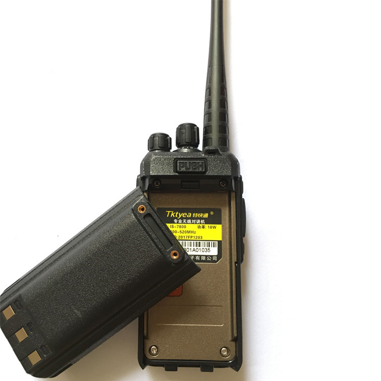 Venta al por mayor de alta potencia walkie-talkie expreso 7800 de un solo clic de frecuencia automática remoto inalámbrico batería al aire libre batería de larga duración