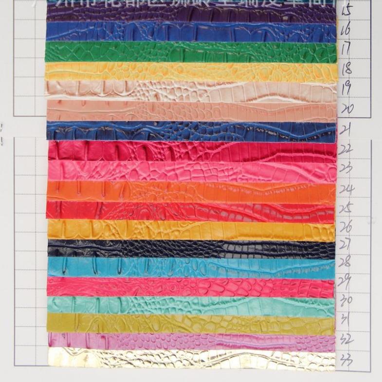 厂家直销批发 新款箱包革鳄鱼纹 SR-778