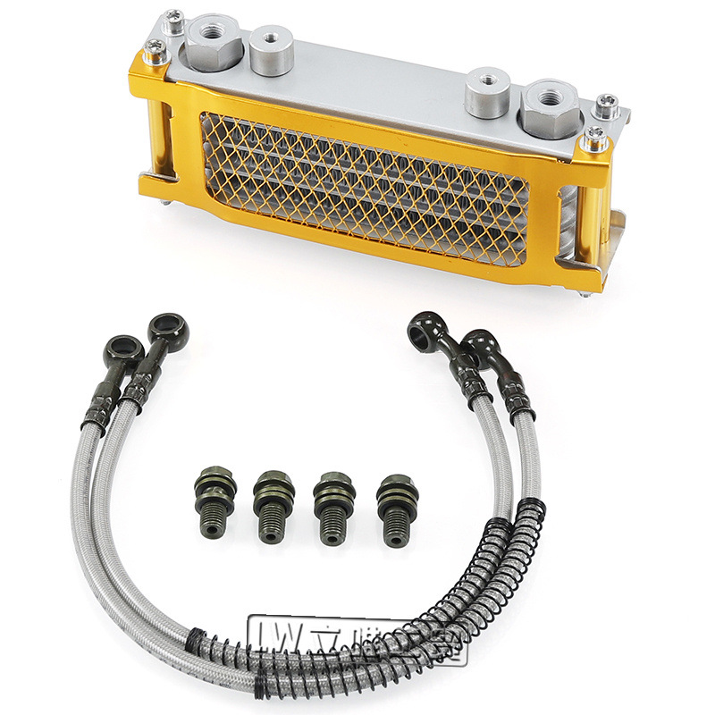 Off-road motorcycle monkey bike oil cooler monkey car bending beam machine 50-140cc aluminum radiator