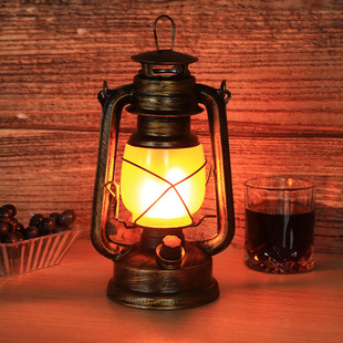 Cross-border Amazon Rechargeable Bar Table Lamp Decorative Atmosphere Lamp Retro Horse Lamp Outdoor Camping Lamp Table Lamp Lantern