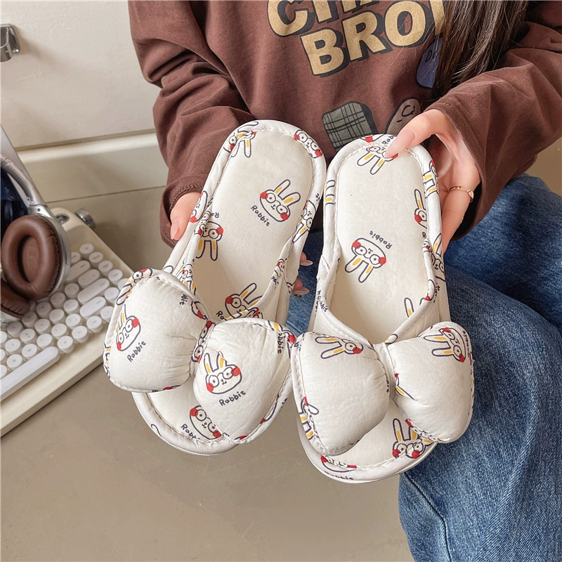 Весной и летом новая мода с круглой головкой на мягком подошвении нескользящие холодные тапочки