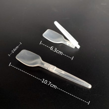 塑料一次性铲状折叠勺八宝粥勺果冻勺冰淇淋勺蛋糕甜品勺便携折叠