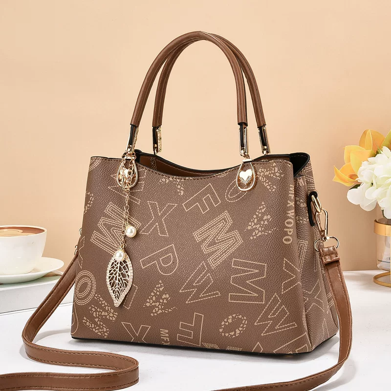 Fashionable shoulder bag, trend universal elegant one-shoulder bag, (Cross-border trading)