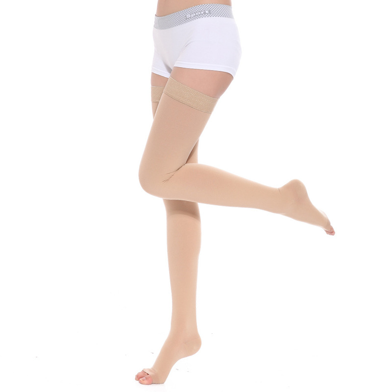 Foreign trade secondary elastic socks thrombosis socks nurses pregnant women curved long tube compression socks sports compression socks wholesale