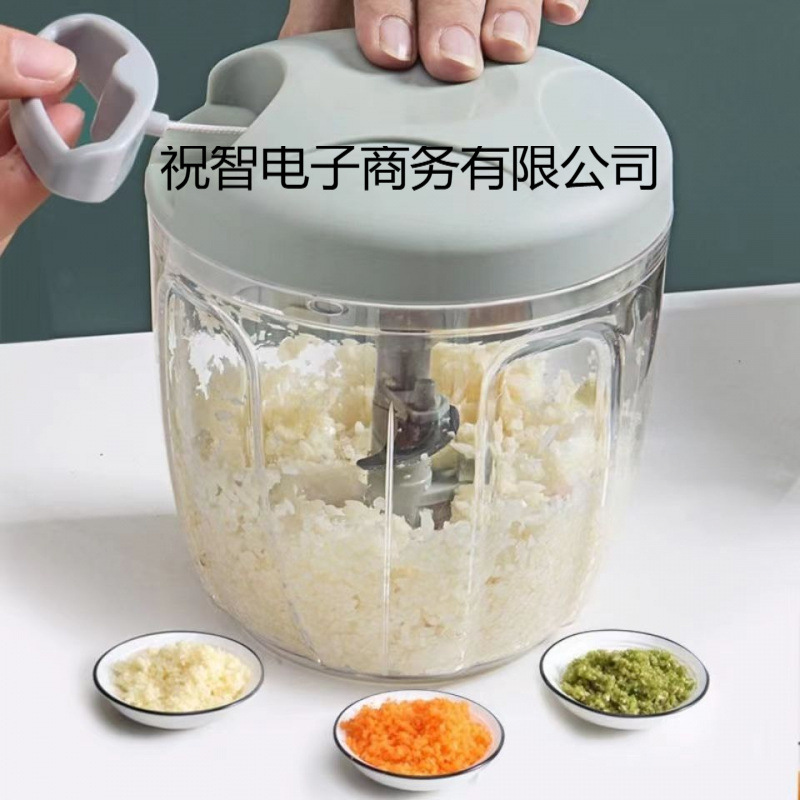 Large Garlic Kitchen Manual Meat Grinder Vegetable Cutter Household Garlic Multifunctional Grinder
