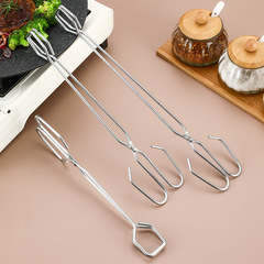 炭夾燒烤用具商用燒烤配件夾炭鉗野外夾子烤魚夾家用燒烤工具碳夾