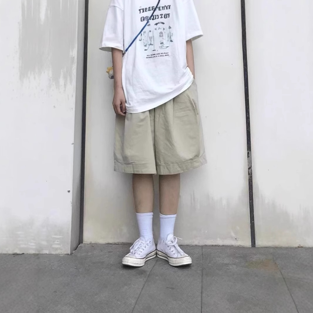 Cotton Cock Shorts Women's Summer Casual breeches Loose Fat plus size Large Pants Mid-length Trousers Fashion Brand Five-length Pants