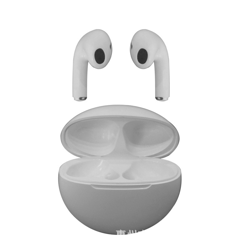Round portable wireless TWS Bluetooth headset real production factory