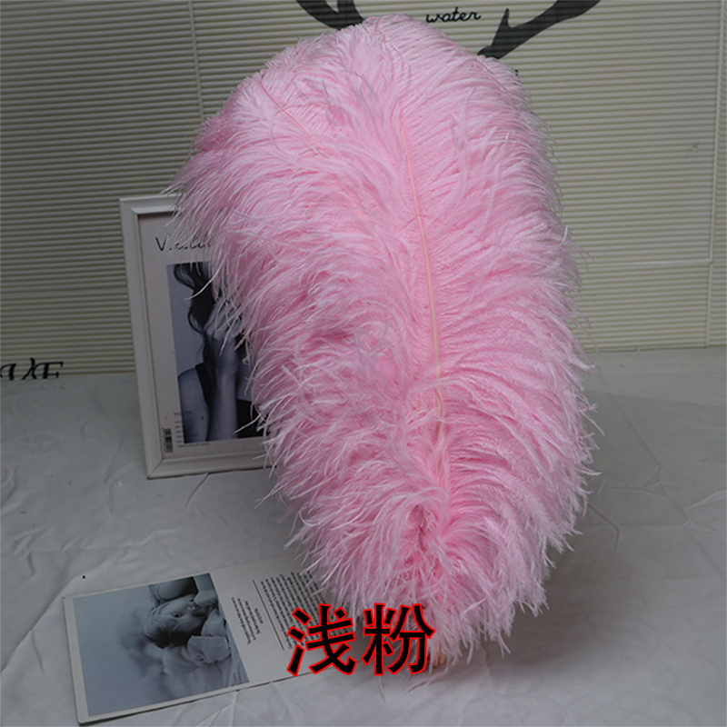 Plumas de avestruz bodas blancas de avestruz guía de plumas accesorios de fotos adornos rojo rosado en línea grandes plumas decoración