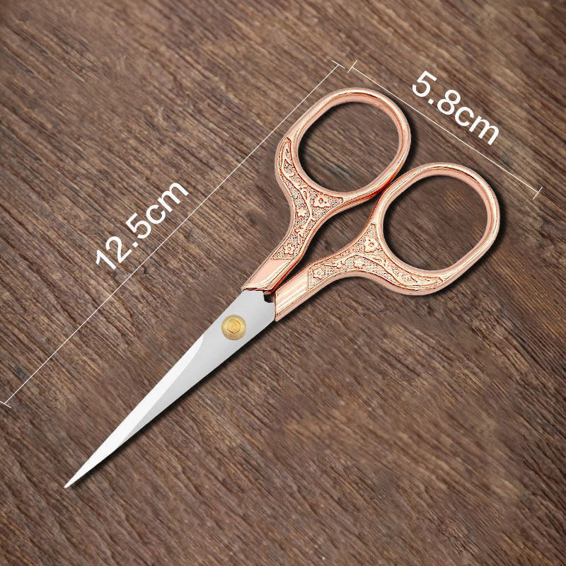 Tijeras vintage de ciruela tijeras de pesca de acero inoxidable mango cuadrado tijeras de bordado estudiante hecho a mano tijeras pequeñas tijeras de oficina