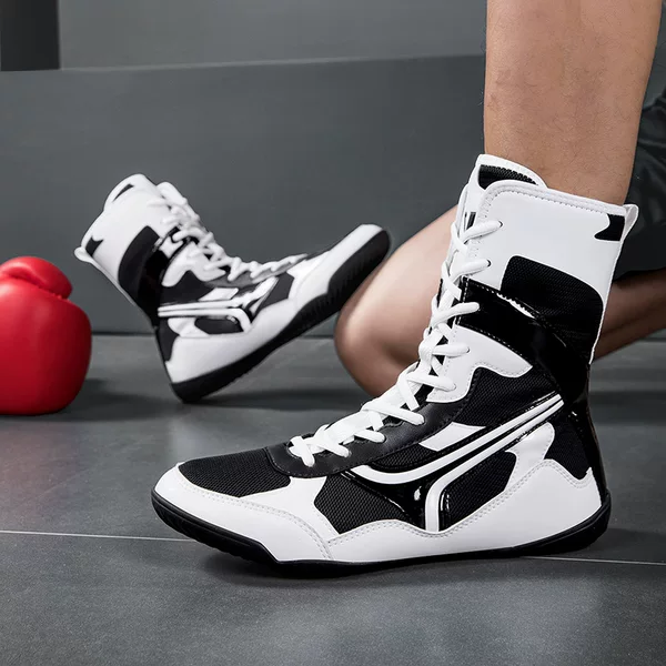 Factory Direct Sales of New Cross-Border Models of Men's Large Size Professional Fighting Training Non-Slip Wrestling Shoes, Lightweight and Wear-Resistant Boxing Shoes