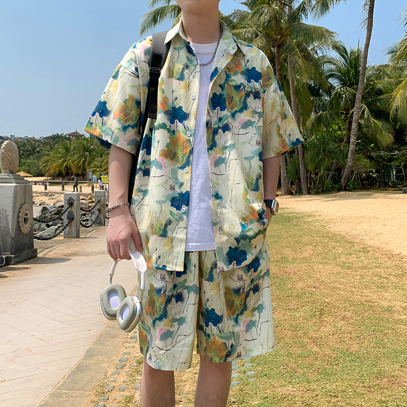 TZ521 비치 슈트 라이트 블루