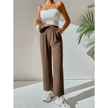 M 93800 Draping high waist wide leg pants ���и�����������
