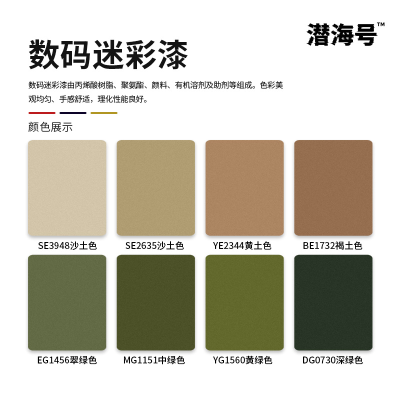 军车用迷彩漆 迷彩涂科深绿 DGO730建筑外墙场坪数码迷彩伪装涂料