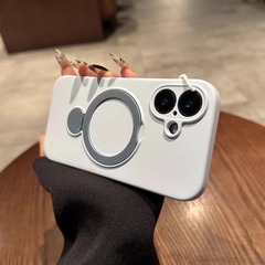 アップル16promax携帯ケースiPhone15新型360スタンド14pro液体シリカゲル転倒防止カバーを適用