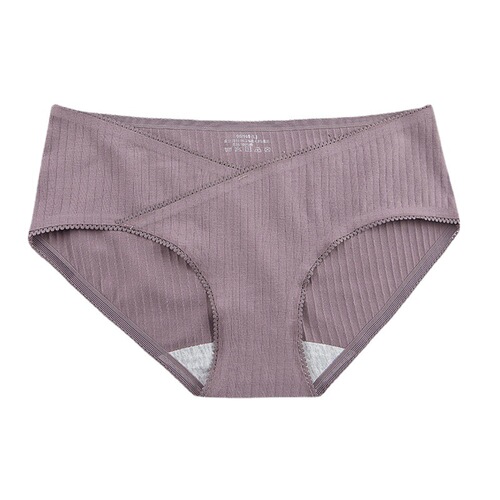 New product pregnant women's underwear, cotton ladies' underwear, low waist, cotton triangle underwear, one-piece seamless underwear 
