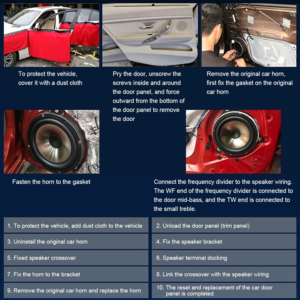 Directly supplied by the manufacturer: car audio speakers, 6X9 speakers, main unit subwoofer, car coaxial tweeter, amplifier speaker