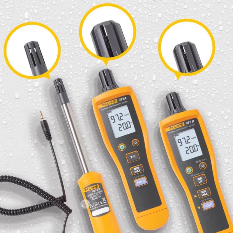 FLUKE Fluke F972A портативный термометр для промышленного использования с высокой точностью для экологического контроля F972B