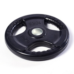 Large hole coated barbell tablet special commercial gym equipment weightlifting tablet weight tablet home fitness equipment