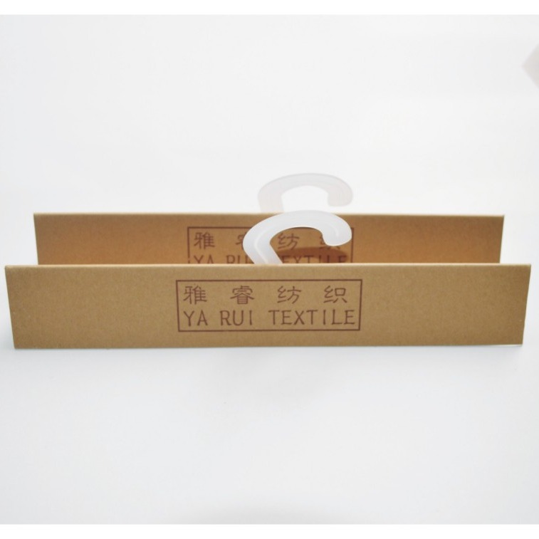 厂家直供 服装面料挂卡吊卡头 衣服吊牌商标纸卡定制布料挂钩定做