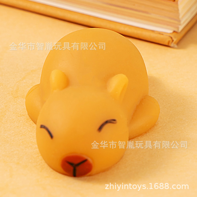 国境を越えた売れ筋カピバラピンチカピバラ減圧ピンチかわいい動物新しい子供のおもちゃ団子卸売|undefined