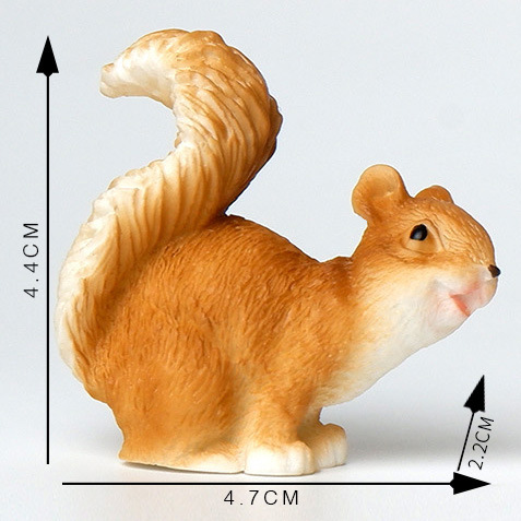 머리 뒤틀린 다람쥐 3호(노란색)