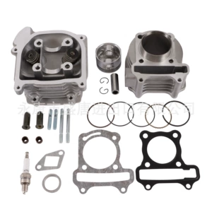 Goofit 47mm Large Diameter Cylinder Kit Cylinder Head Adapts to Gy6 80Cc 139Qmb Atv Kart