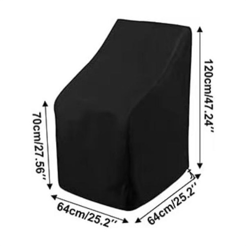 Chair cover 210d silver coated oxford cloth waterproof dustproof sunscreen indoor and outdoor furniture waterproof sunscreen dustproof cover